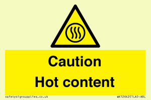 Caution Hot content